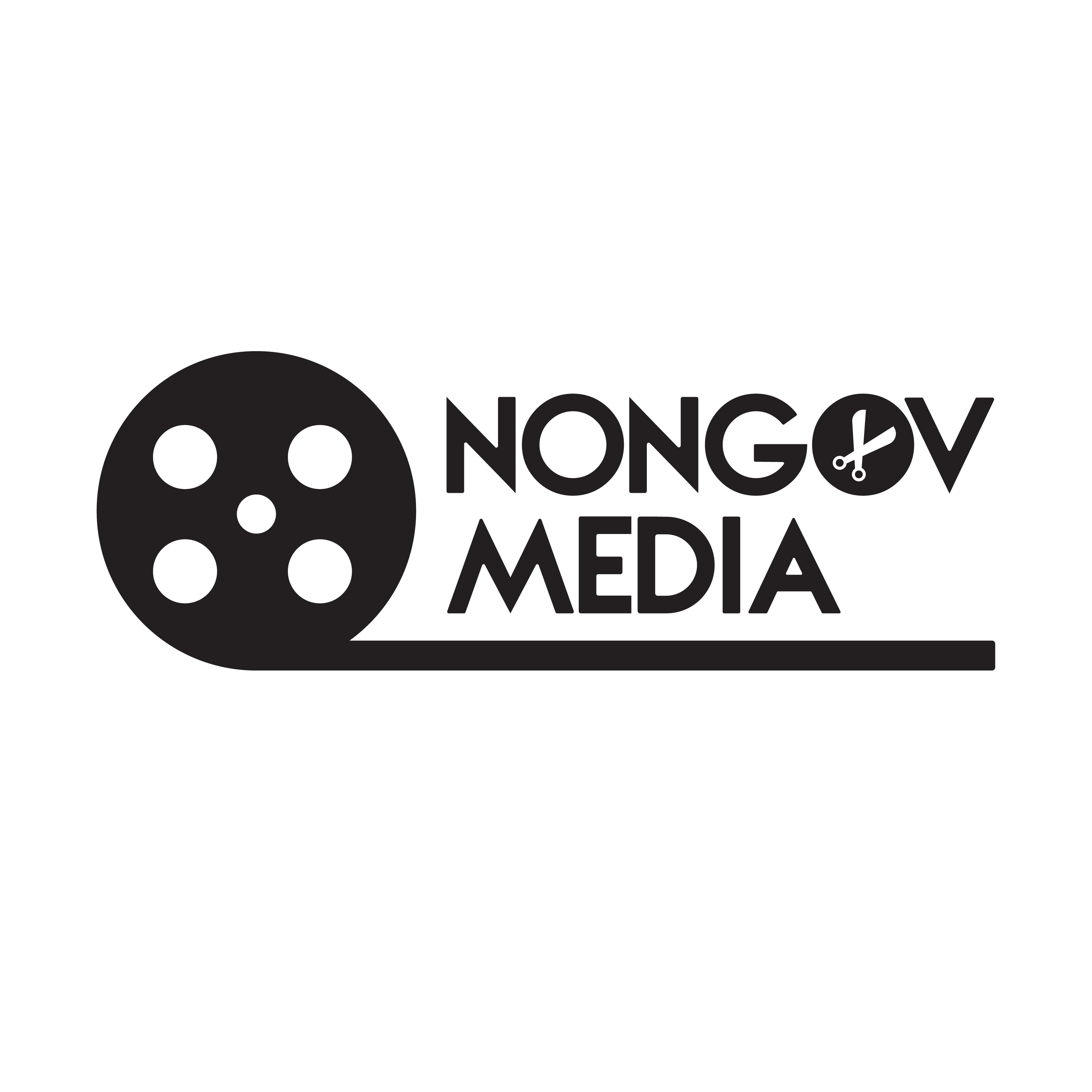 the logo mark for the explainer video production company Nongovmedia
